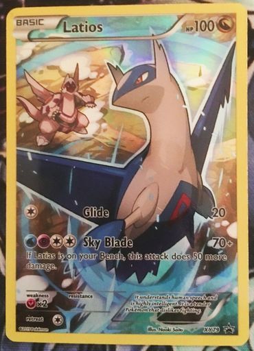 Pokemon XY79 Latios HOLO RARE Black Star Promo Card Mint/Near-Mint