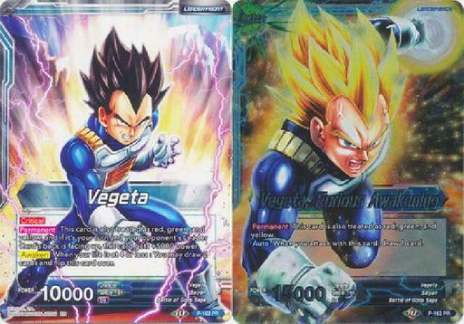 Vegeta Vegeta, Furious Awakening - P-163 - Foil Promo Near Mint