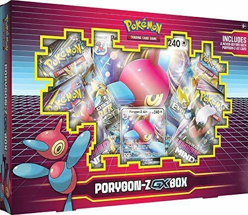 Pokemon TCG: Porygon-Z Gx Box + a Foil Promo Card + a Oversize Foil Card + 4 Boo