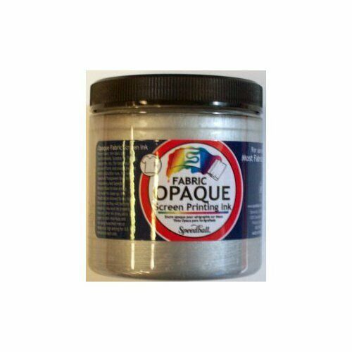 Speedball Art Products 4807 Opaque Screen Ink Silver 8oz