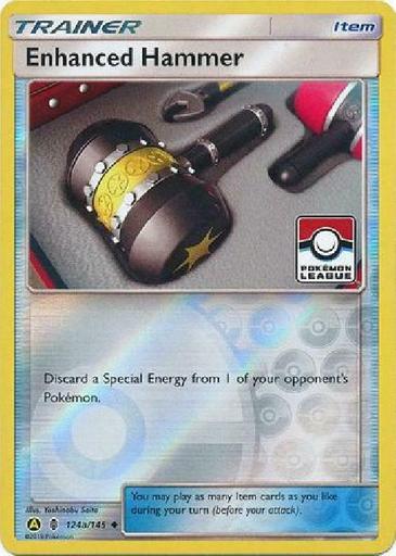 3x Enhanced Hammer - 124a/145 - League Cup Promo NM Promo Pokemon