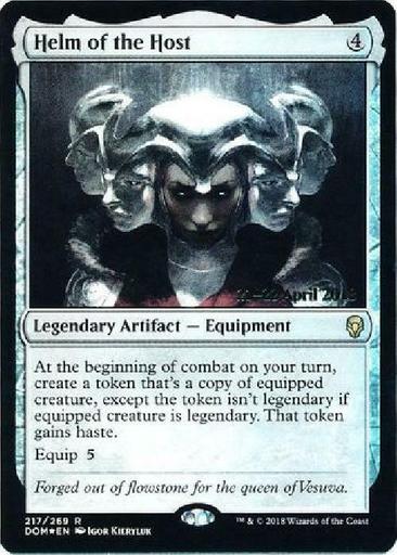 Helm of the Host - DOM Prerelease Promo - DOM Prerelease Promo NM MTG 2B3