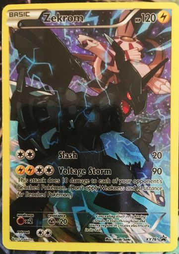 Pokemon XY76 Zekrom HOLO RARE Black Star Promo Card Mint/Near-Mint