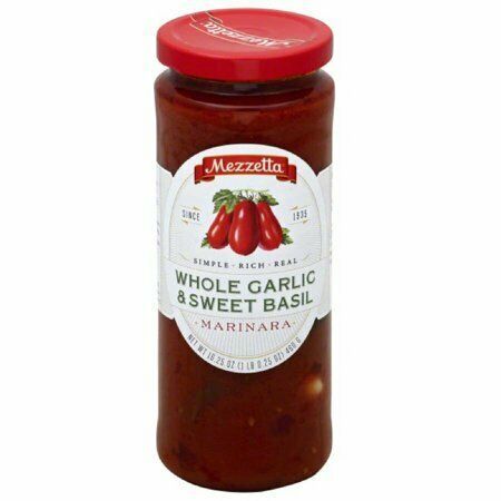 Mezzetta Marinara Whole Garlic and Sweet Basil - Case of 6 - 16.25 Oz.