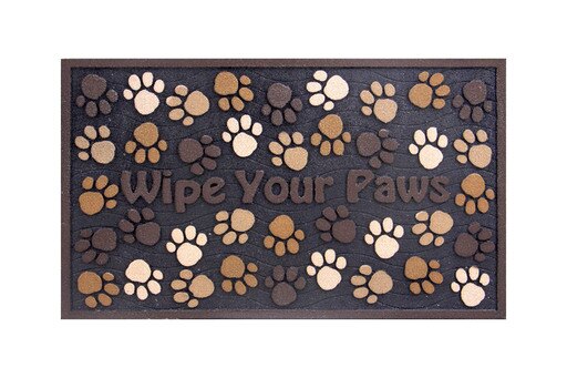 60-730-5499-01800030 18 X 30 in. Masterpiece Wipe Your Paws Mats, Brown