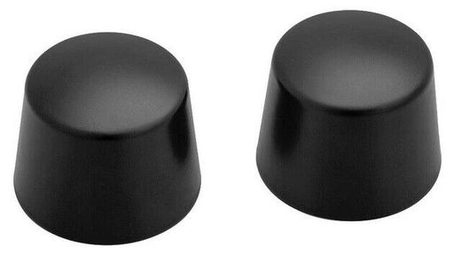Kuryakyn Front Axle Nut Caps Satin Black #1229 Harley Davidson