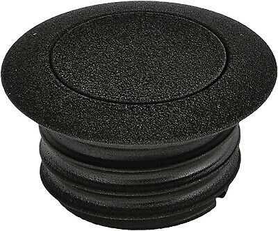 HARDDRIVE Pop-up Screw in Smooth Vented Gas Cap Wrinkle Black 03-0328B-a