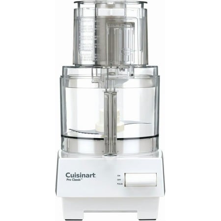 7-Cup Pro Classic Food Processor  600-Watt Motor  Vegetable Chopper & Blender for Mincing  Dicing  Shredding  Puree & Kneading Dough  White