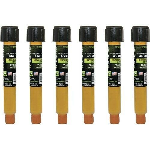 Tracerline TP9870-P6 EZ-Ject UV a/C Dye for Universal/Ester 0.5 Oz, 6 Pack