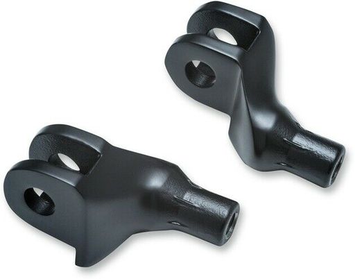 Kuryakyn Tapered Peg Adapter Mounts Satin Black Driver #8875 Triumph Bonneville