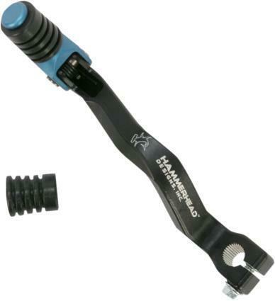 Hammerhead Designs Shift Lever with Rubber Tip -5mm Offset Blue #01-0765-01-20