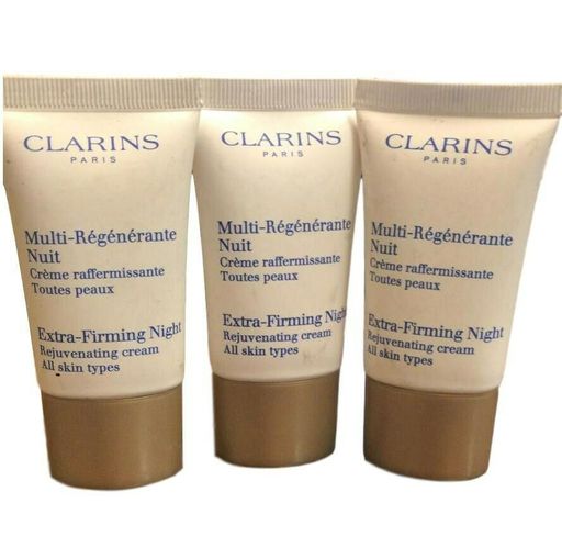 Lot of 3 Clarins 0.5 Oz Extra Firming Night Rejuvenating Cream 15 Ml NEW