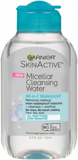 Garnier SkinActive All-in-1 Waterproof Micellar Cleansing Water 3.4 Fl. Oz.