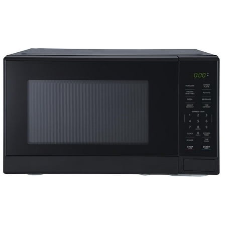 mainstays 1.1 cu ft microwave oven in black