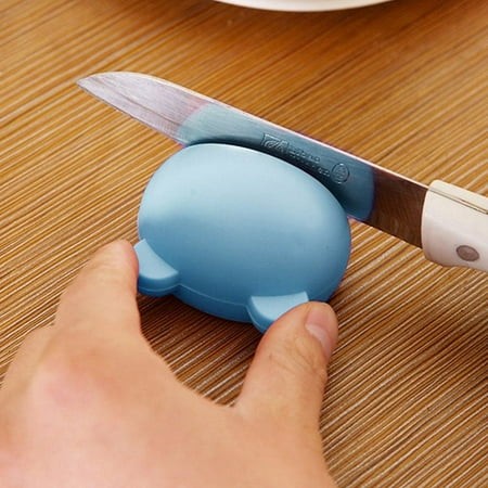 100Fens Mini Knife Sharpener 1Pc Mill Knife Whetstone Scissors Slicker Simple to Use Construction Random Color