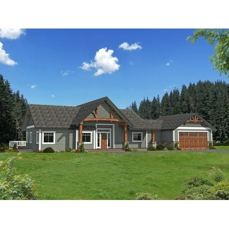 001-3739: Mountain Northwest 3 Bed  4 Bath Luxury Home Plan  3443 Sq Ft: Full Blueprints with License to Build by Home Plan Marketplace - Lesuto