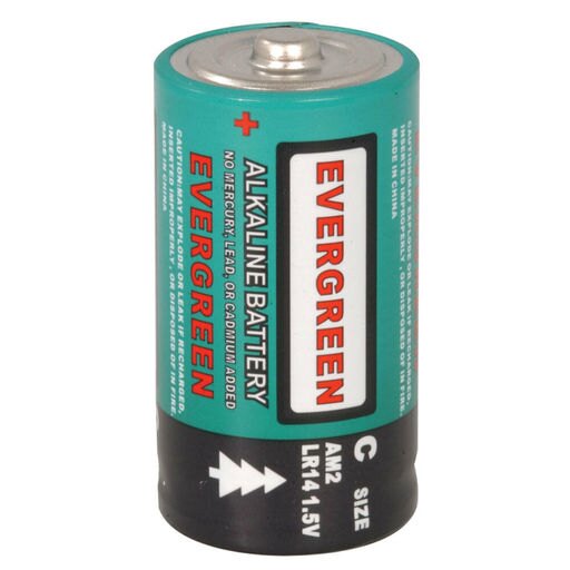 Evergreen LR14AM2 Battery Alkaline C Cell 1.5 Volt Lexcell C 1.5 Volt 5 Pcs