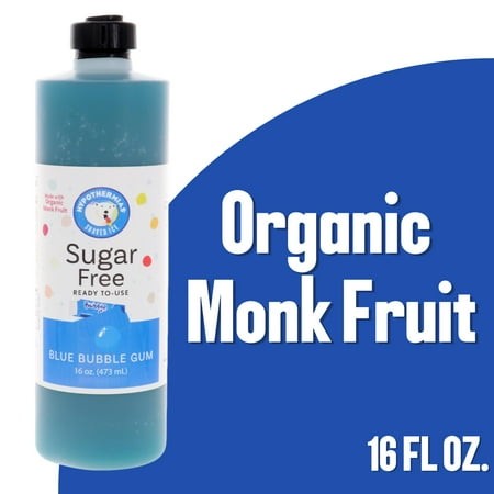 Hypothermias Sugar Free Snow Cone Syrup - Blue Bubble Gum - 16 Fl Oz