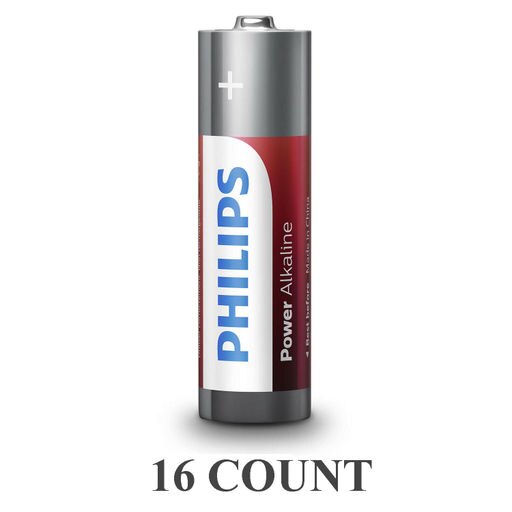 16 Philips AAA Batteries LR03 AM4 Micro 1.5V Power Alkaline Triple a Battery