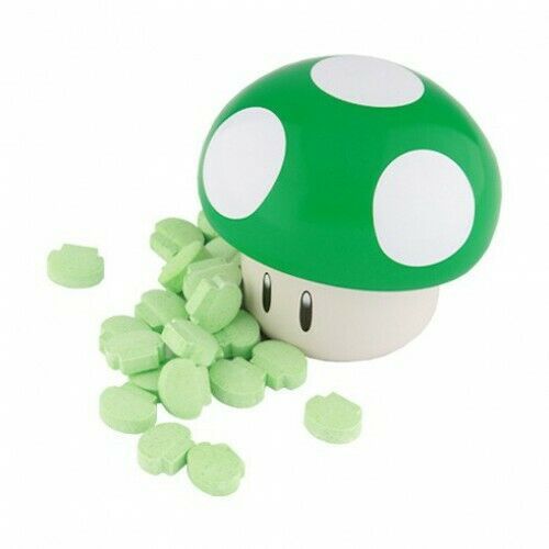 Nintendo New Super Mario Bros. Mushroom Sours .9 Oz Candy Tin [Green]