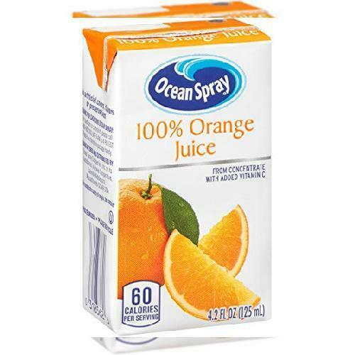 Ocean Spray 100% Orange Juice, 4.2 Ounce Juice Box (Pack of 40)