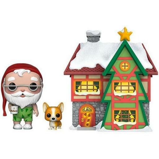 Funko POP! Town: Peppermint Lane: Santas House W/ Santa & Nutmeg
