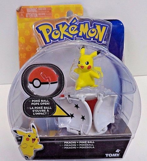 Pokemon 4TOMY Throw N Pop Poke Ball - PIKACHU & Poke Ball - Free Shipping