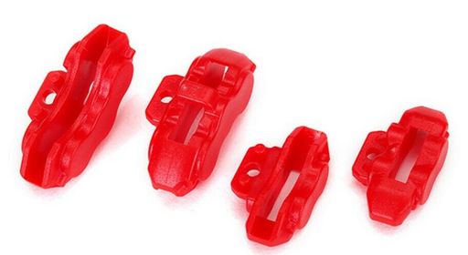 NEW Traxxas 4-Tec 2.0 Brake Calipers (Red) Front (2) /Rear (2) 8367