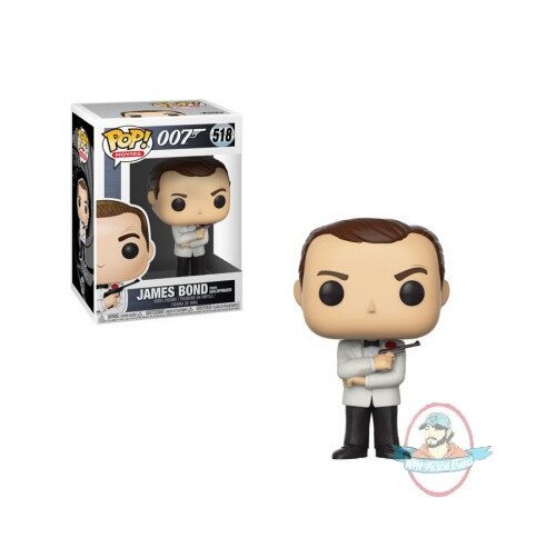 Pop! Movies James Bond Sean Connery White Tux #518 Vinyl Figure Funko