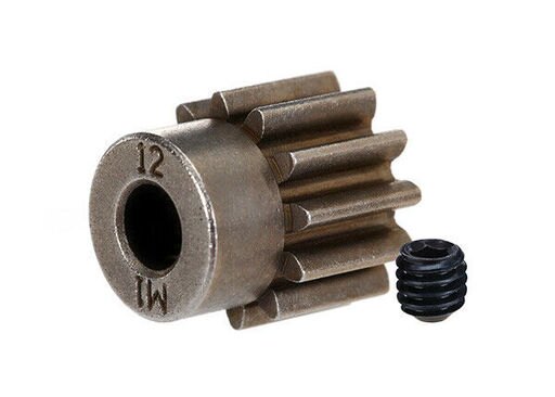 Traxxas 6485X Gear 12-T Pinion 1.0 Metric Pitch Fits 5mm Shaft: E-Revo / X-Maxx