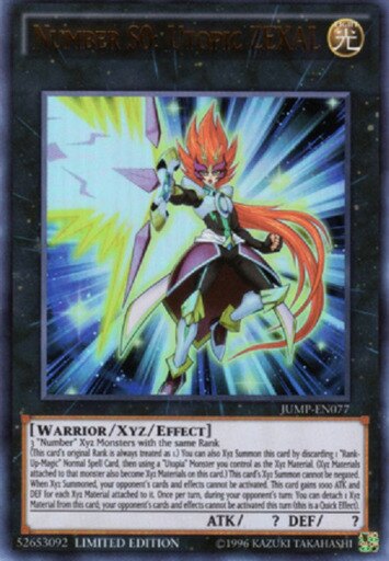 Number S0: Utopic ZEXAL -Super Rare- MACR-ENSE2 -NM- Maximum Crisis SE Promo