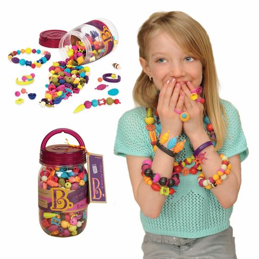 B.eauty Pops Pop Arty Crafts Toy Snap Beads for Jewelry Making 275 Pieces