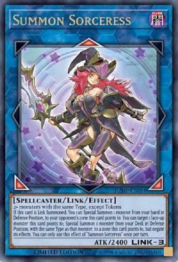Summon Sorceress - JUMP-EN084 - Ultra Rare NM Yugioh Promos Yu-Gi-Oh!