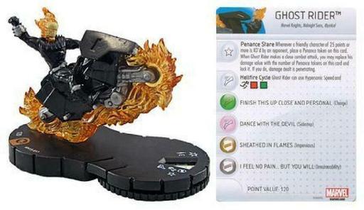 Ghost Rider #M15-013 WizKids Promo NM Heroclix Convention Exclusive Figures