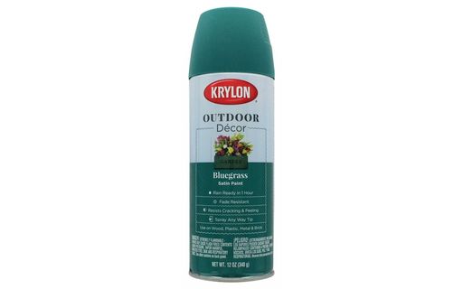 Krylon 9332 Outdoor Decor Paint Satin 12oz Bluegrass