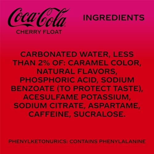 Coca-Cola Zero Sugar Cherry Float Bottle, 20 Fl Oz thumbnail