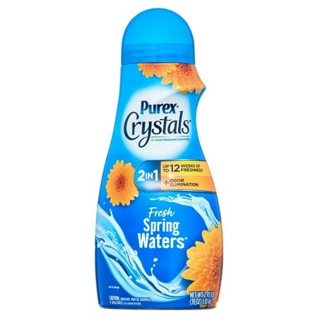 Pack of 2 Purex Crystals in-Wash Fragrance and Scent Booster  Fresh Spring Waters  39 Ounce