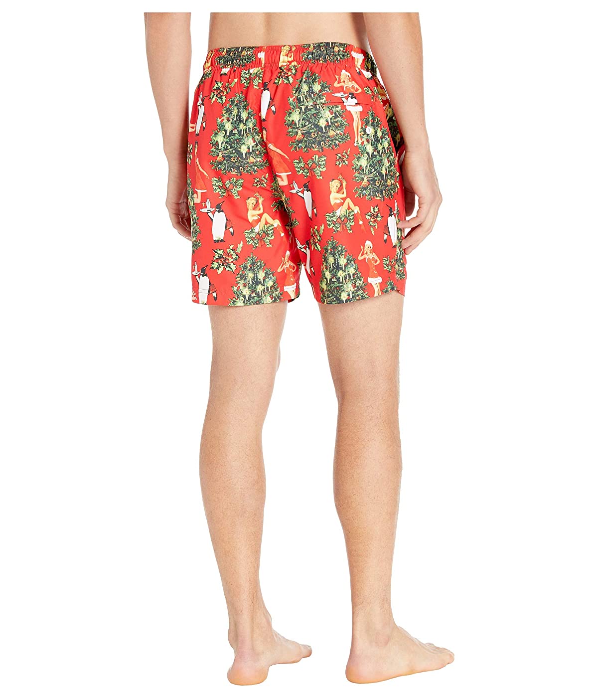 Original Penguin Non-Stretch 1/2 Elastic Volley Scarlet Sage
