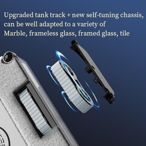 Smart Window Cleaning Robot with Automatic Dual Water Spray, Robot Window Cleaner, Path Planning, Edge Detection Technology,Black thumbnail