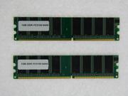 2GB (2*1GB) PC 2100 266MHz DDR Non ECC 184 Pin DIMM 64X8 CL2.5 MEMORY for IBM NETVISTA M42 6290 8181 8182 8302 8304 8305 8306 8307