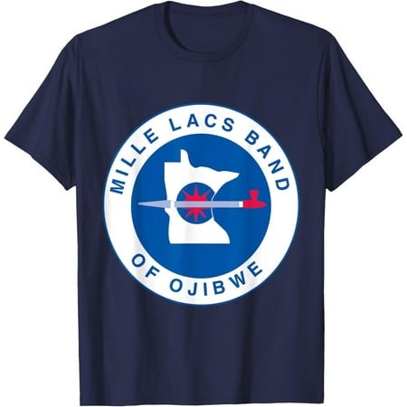 Simple Fit Seal of Mille Lacs Band of Ojibwe Indian Reservation Usa T-Shirt All Size S-5Xl
