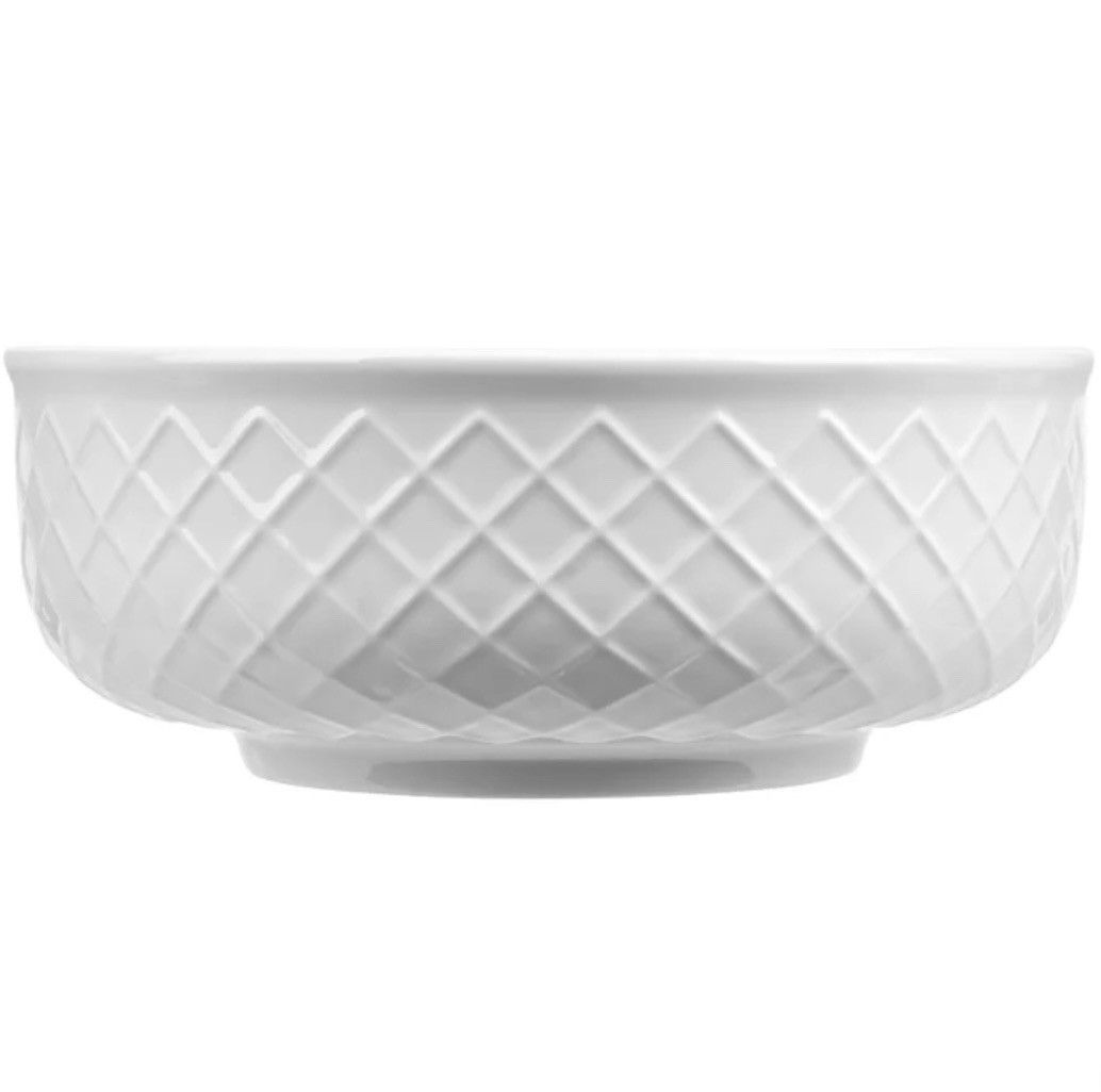Trudeau, 3 Piece - Porcelain Serving White Bowl Set (missing 1)