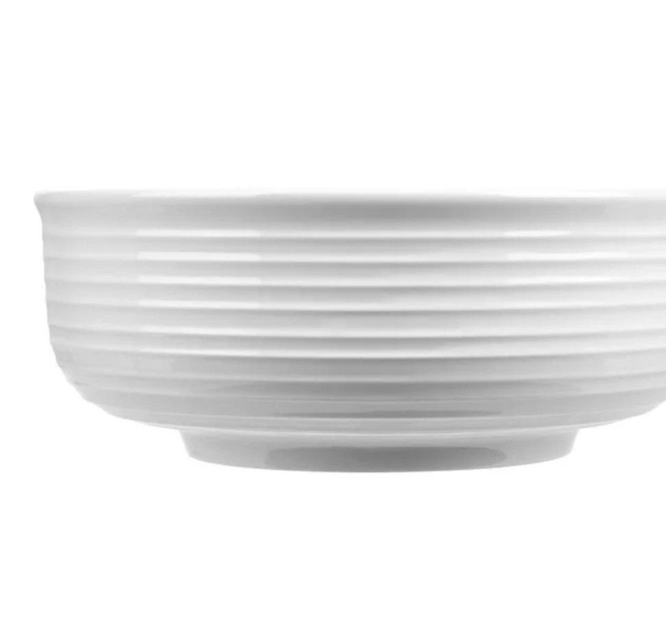 Trudeau, 3 Piece - Porcelain Serving White Bowl Set (missing 1)