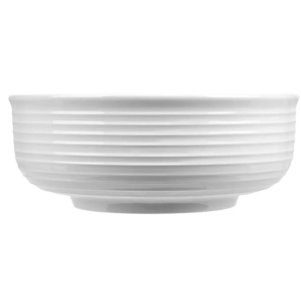 Trudeau, 3 Piece - Porcelain Serving White Bowl Set (missing 1)