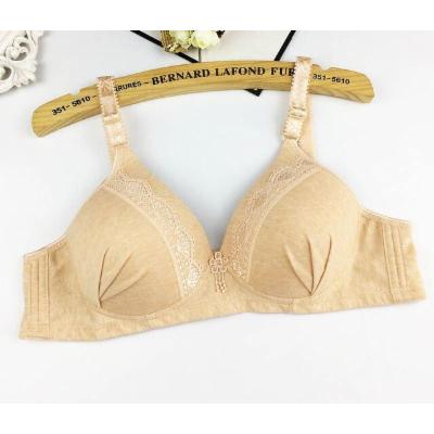 Costbuys Push-up-Bra Women Underwear Lace Sexy Large-Size Wireless Cup Thin for 6-Colors/0049 Bras Large Size
