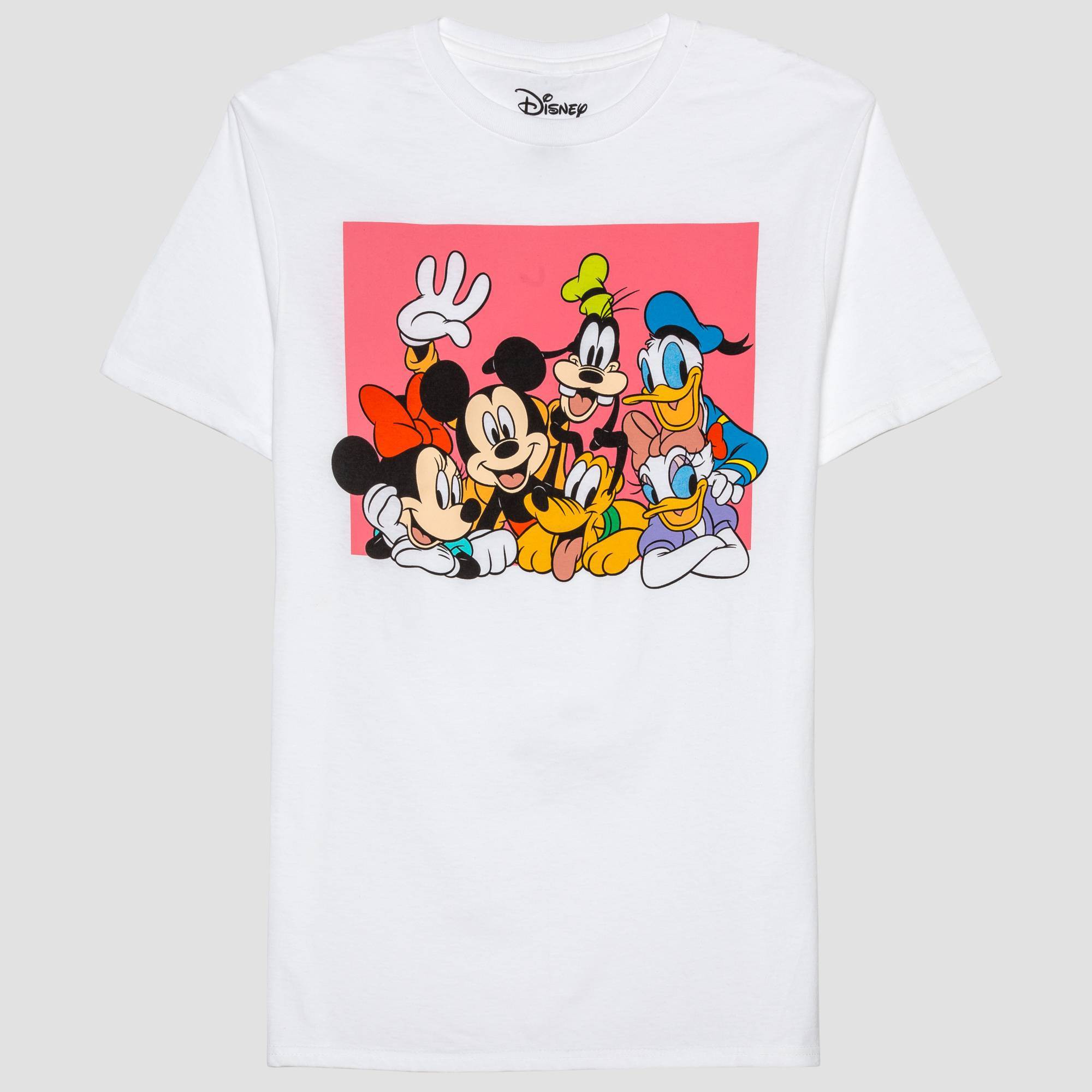 Men's Mickey Mouse & Friends Short Sleeve Graphic T-Shirt - White L thumbnail