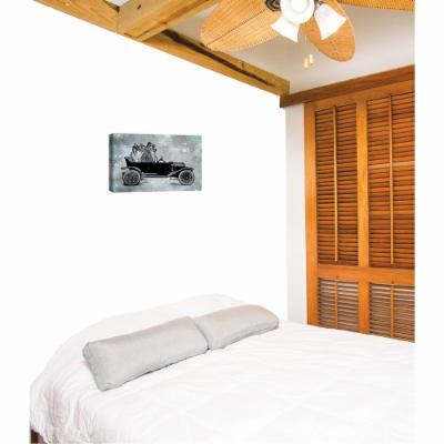 PTM Images 12.in X 10.in ''to the Road'' Printed Canvas Wall Art, Multicolored