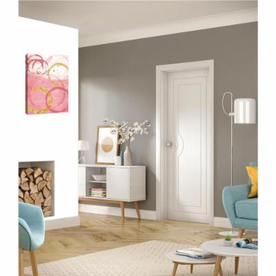 PTM Images 12 in. X 10 in. ''Soft Pink Circles'' Printed Canvas Wall Art, Multicolored