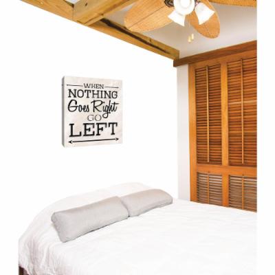 PTM Images 12 in. X 10 in. ''When Nothing Goes Right'' Printed Canvas Wall Art, Multicolored