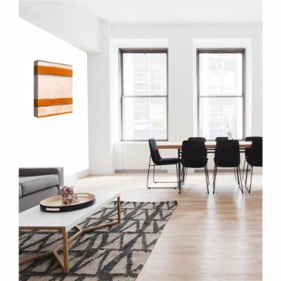 PTM Images 12 in. X 10 in.''Paths of Orange II'' by Printed Canvas Wall Art, Multicolored